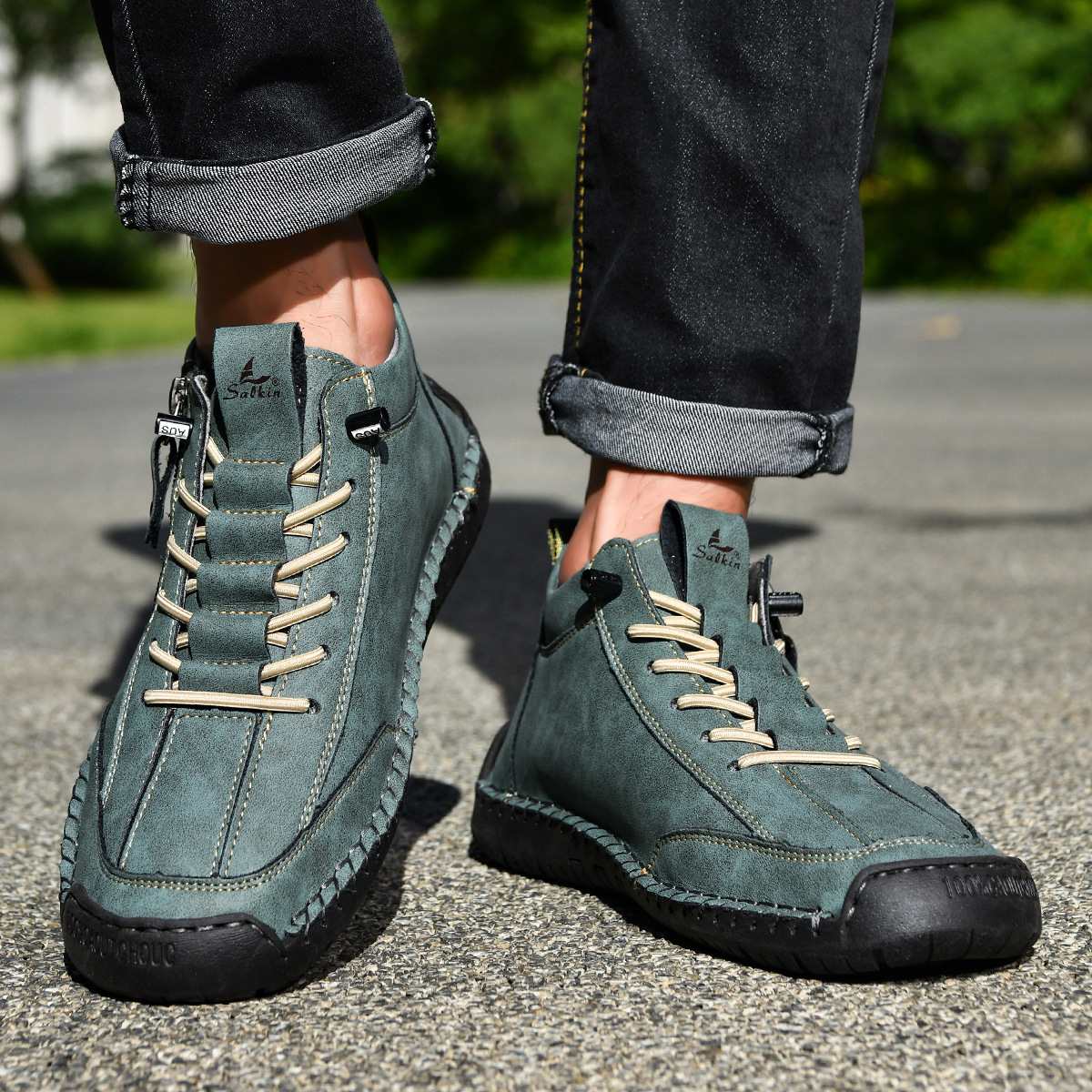 Émile | CHAUSSURES EN NABUK AVEC ZIP POUR HOMME