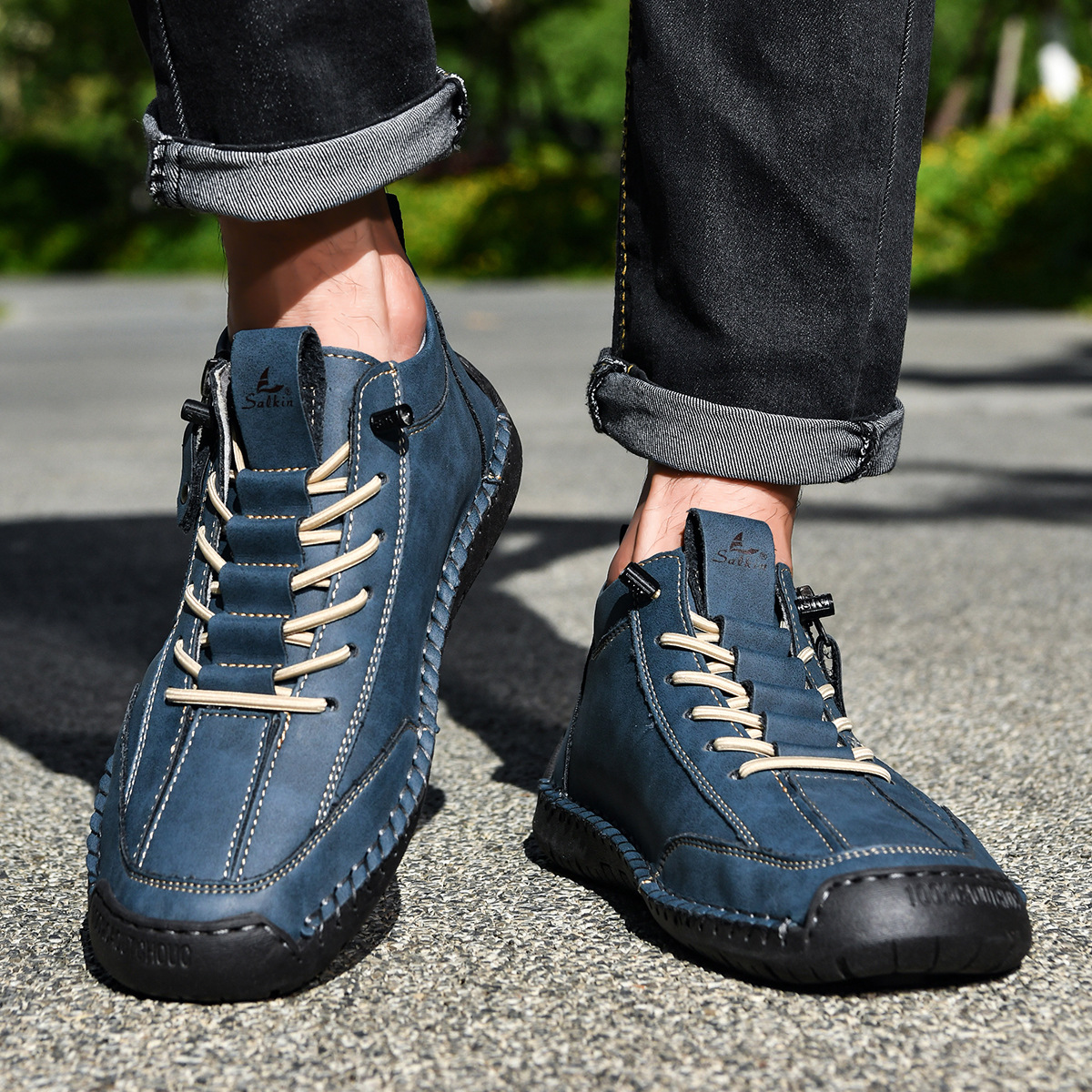 Émile | CHAUSSURES EN NABUK AVEC ZIP POUR HOMME