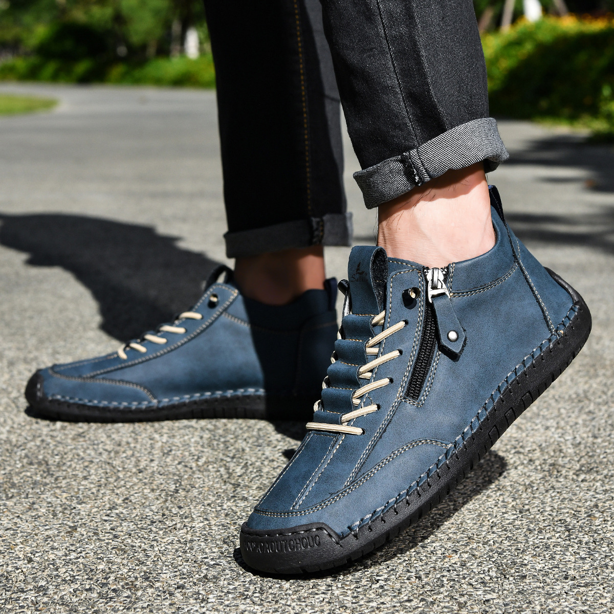 Émile | CHAUSSURES EN NABUK AVEC ZIP POUR HOMME
