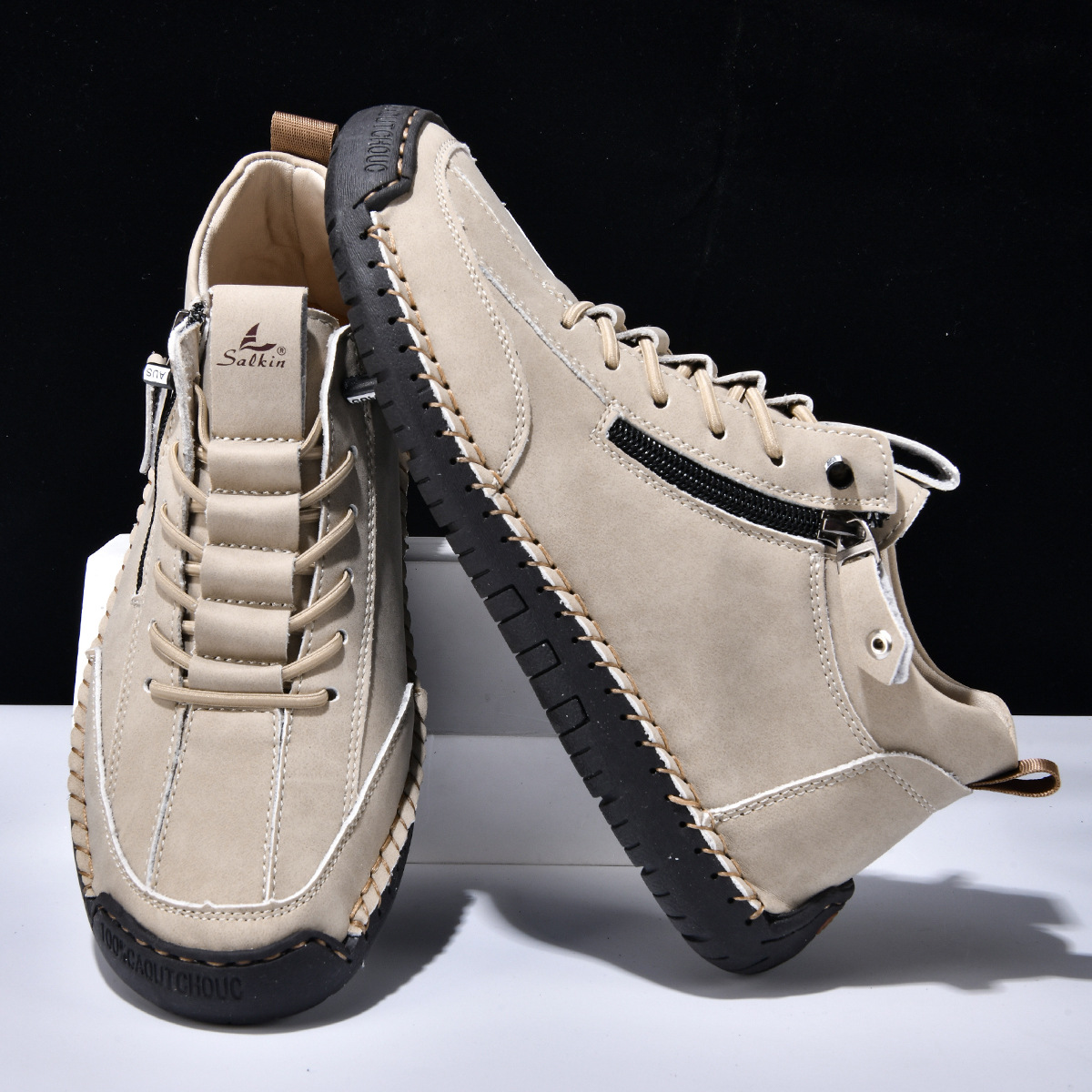 Émile | CHAUSSURES EN NABUK AVEC ZIP POUR HOMME