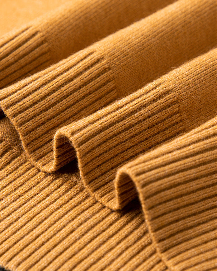 Henri | Pull en V en fibres nobles pour homme