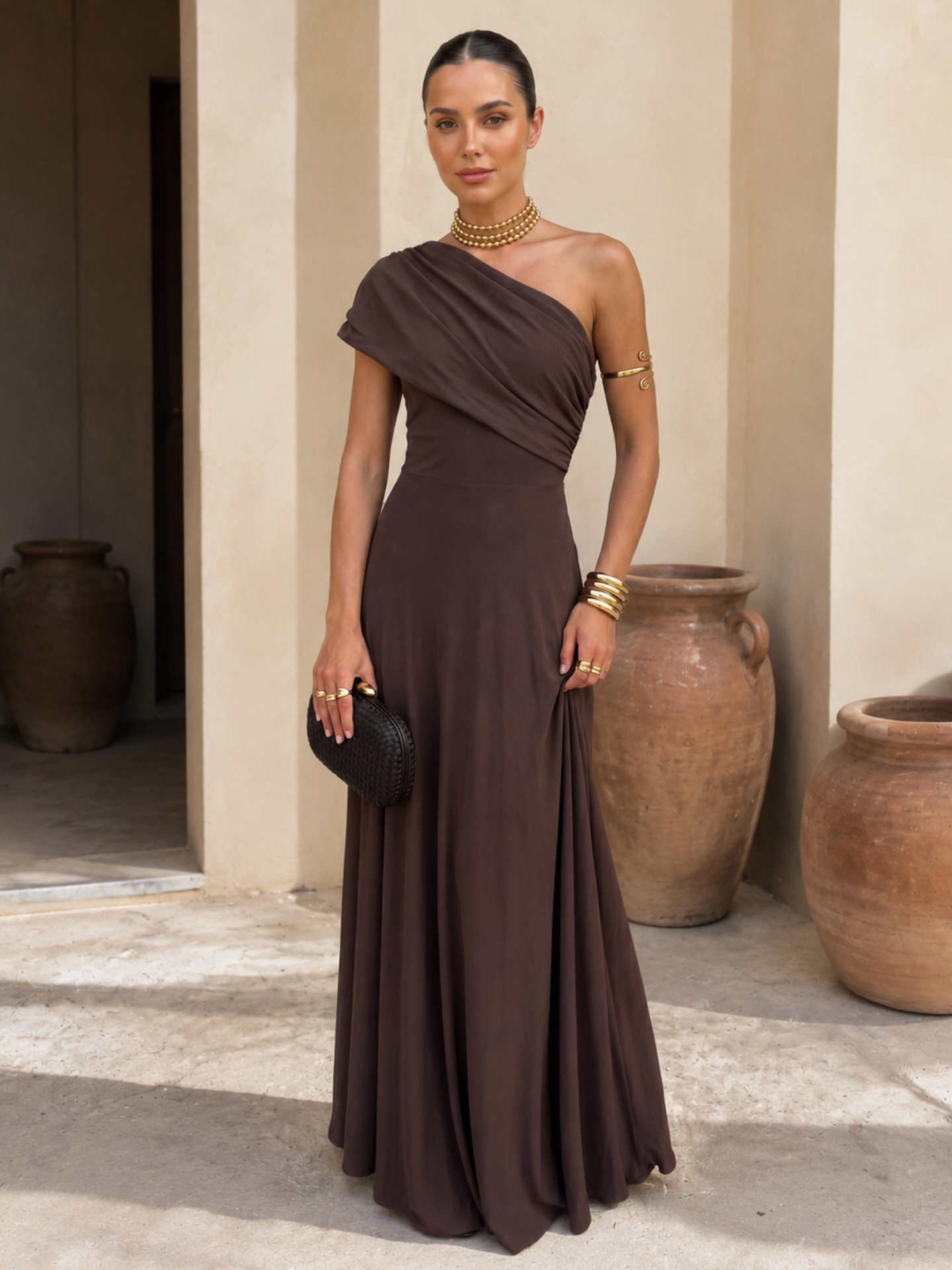Robe Toledo en brun