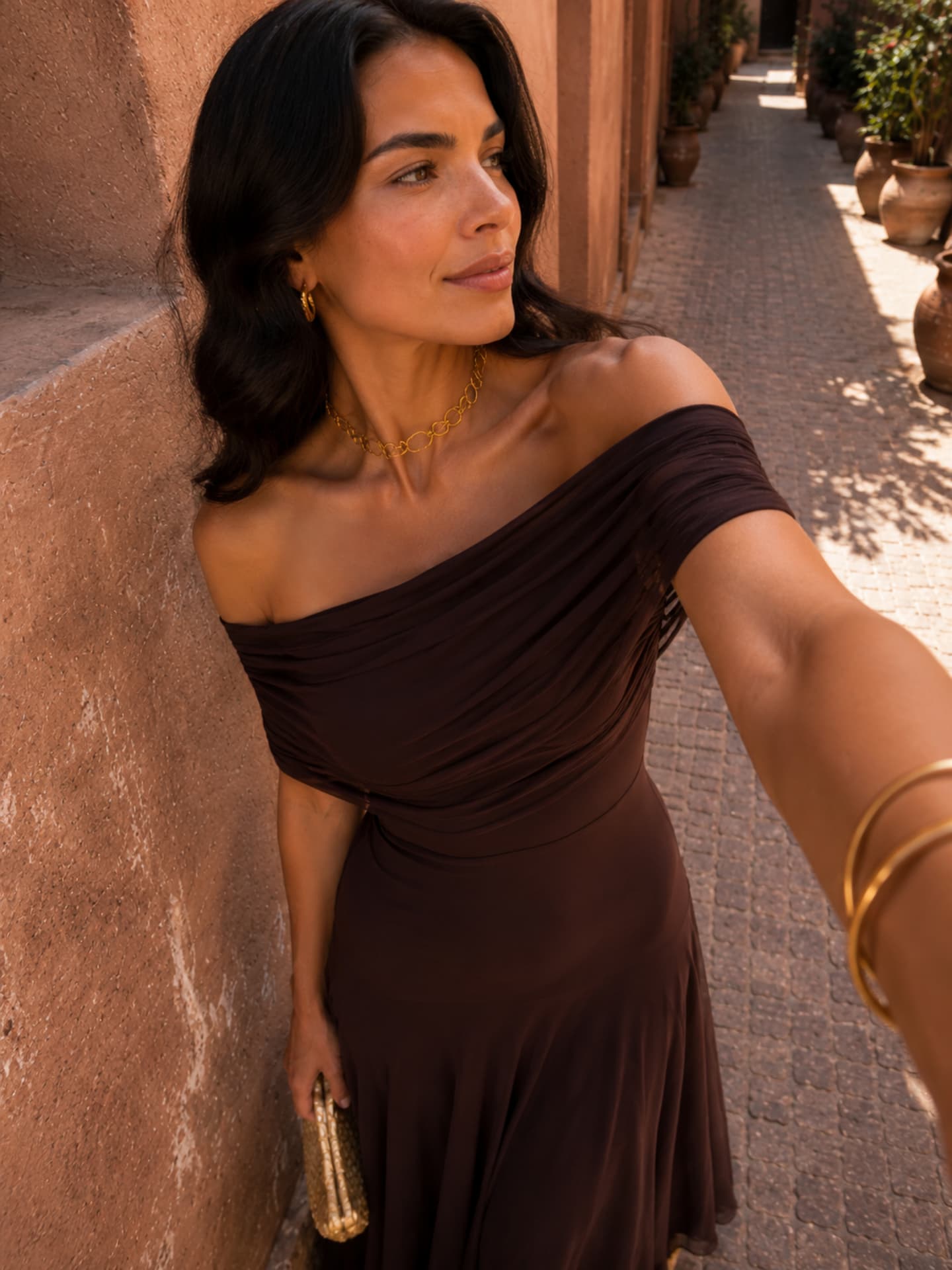 Robe Toledo en brun