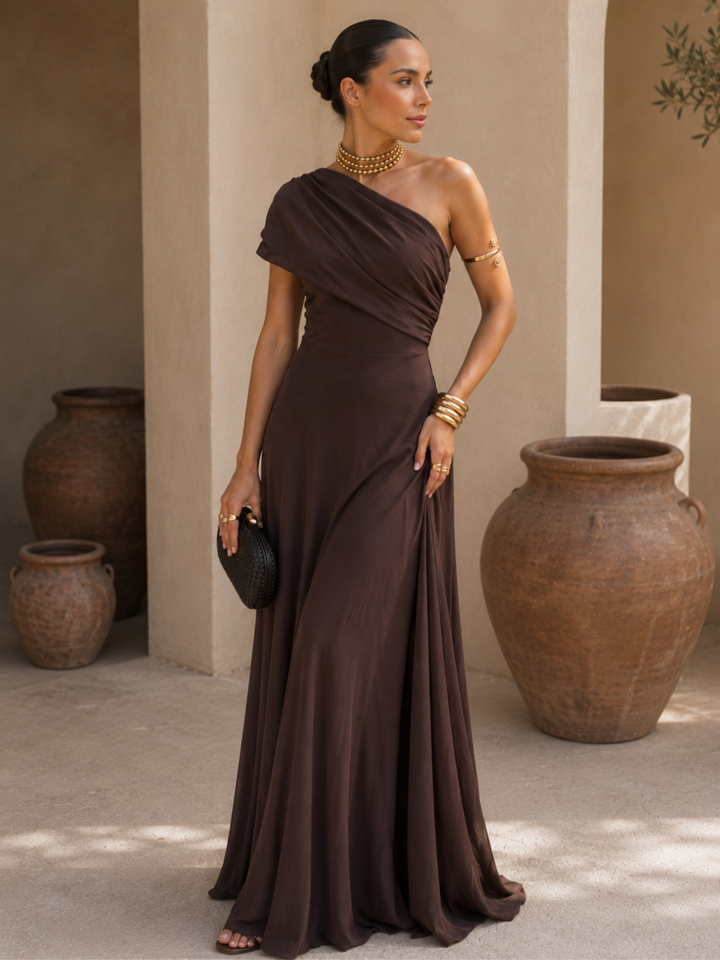 Robe Toledo en brun