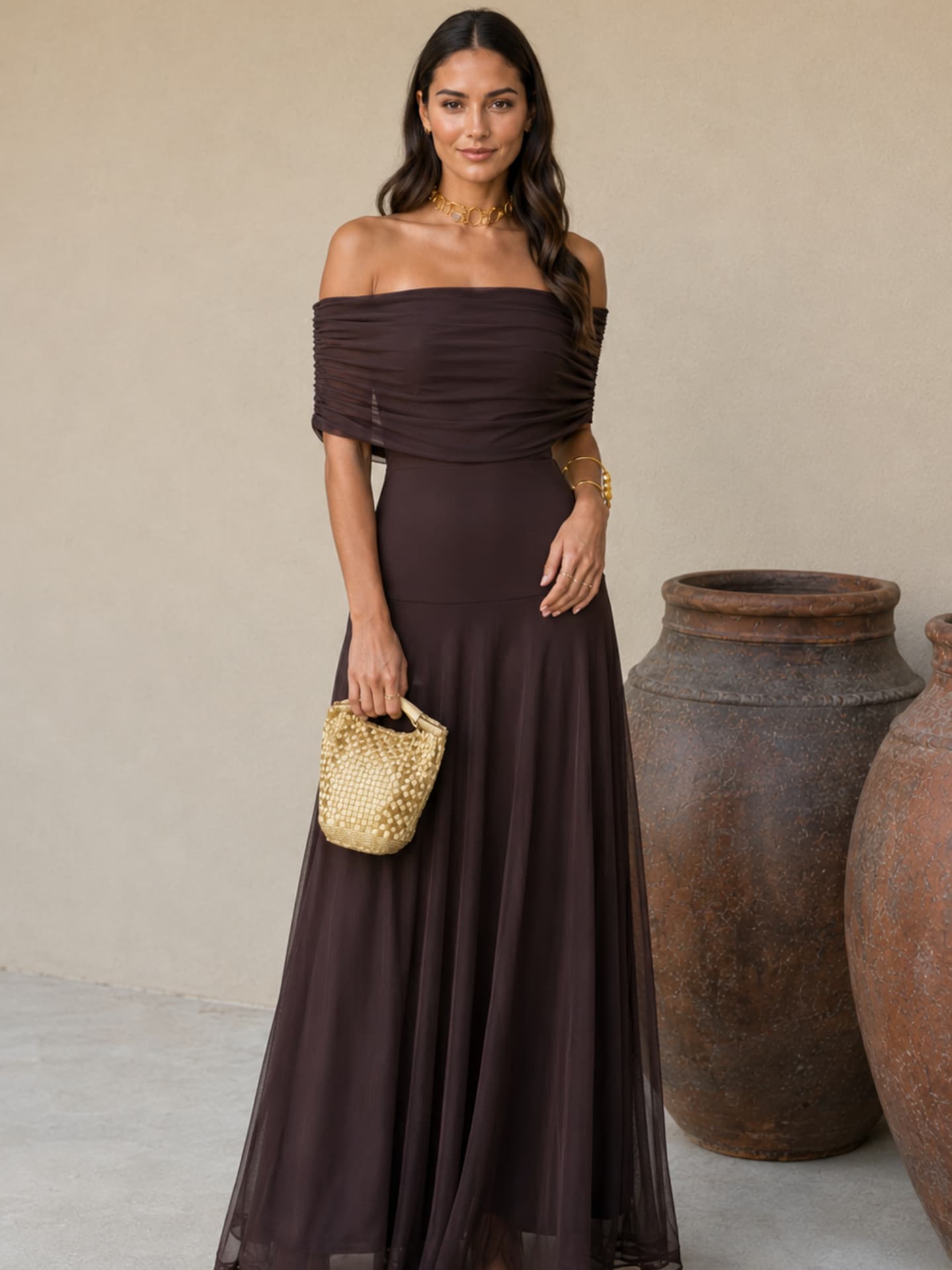 Robe Toledo en brun