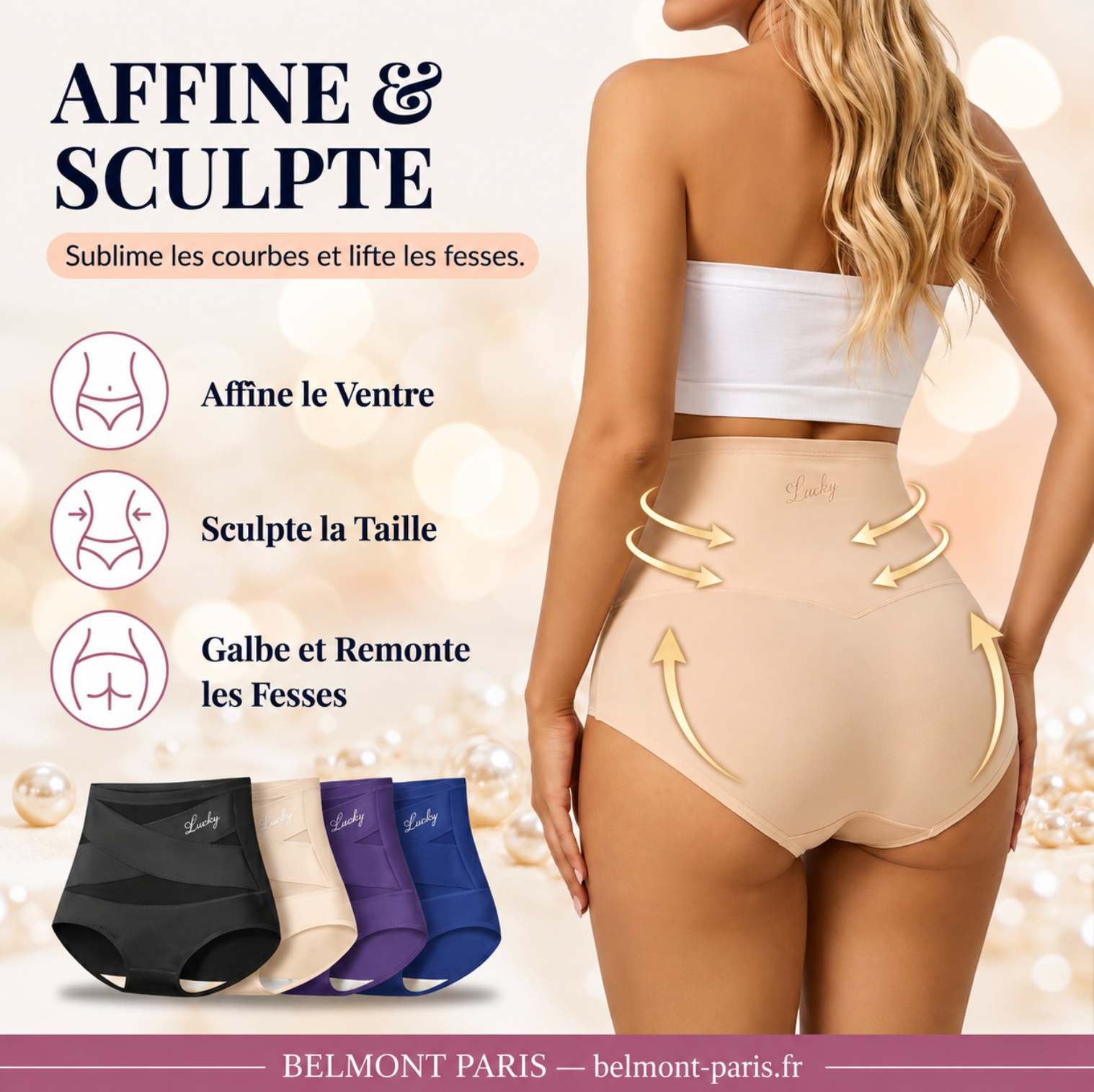 Culotte Gainante Taille Haute – Pour un Ventre Plat