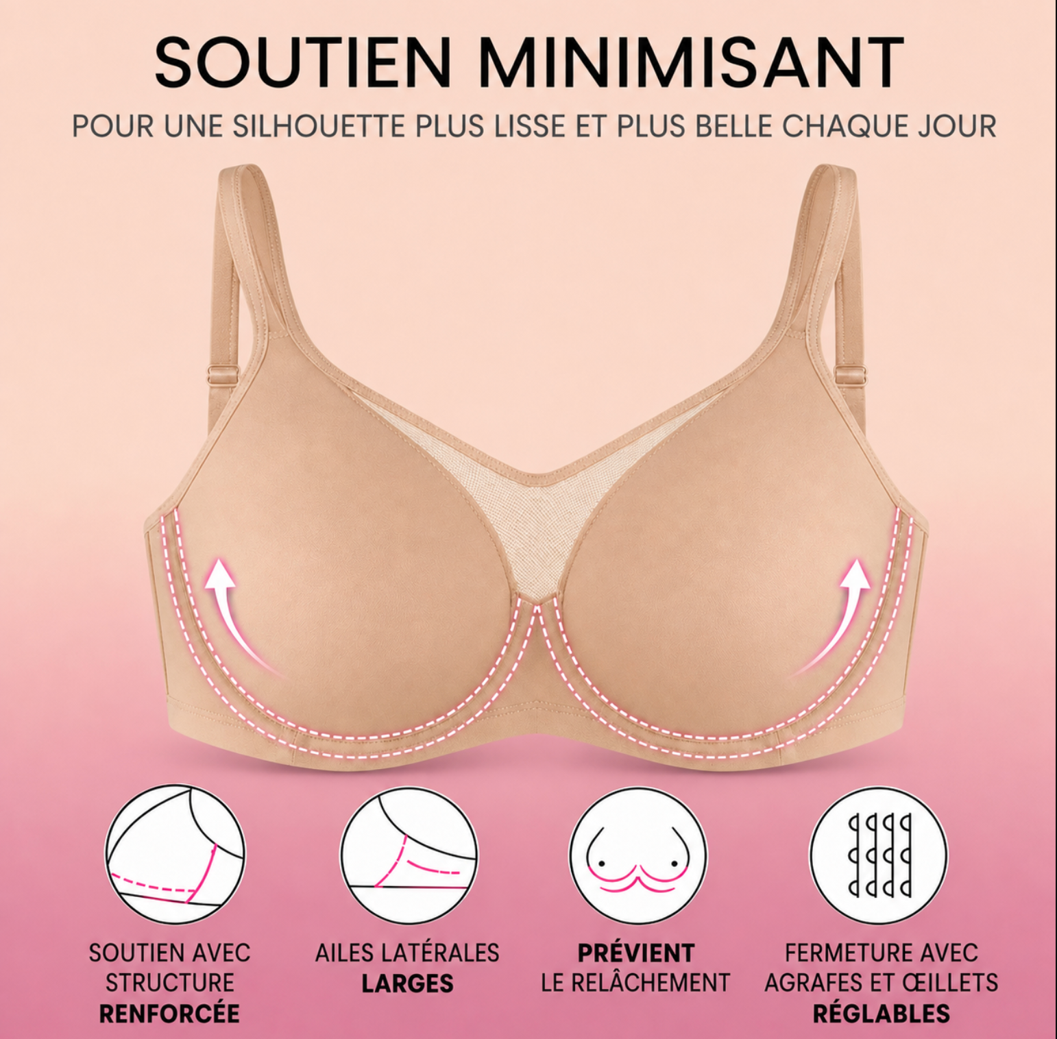 Belmont | Soutien-Gorge Minimiseur Invisible