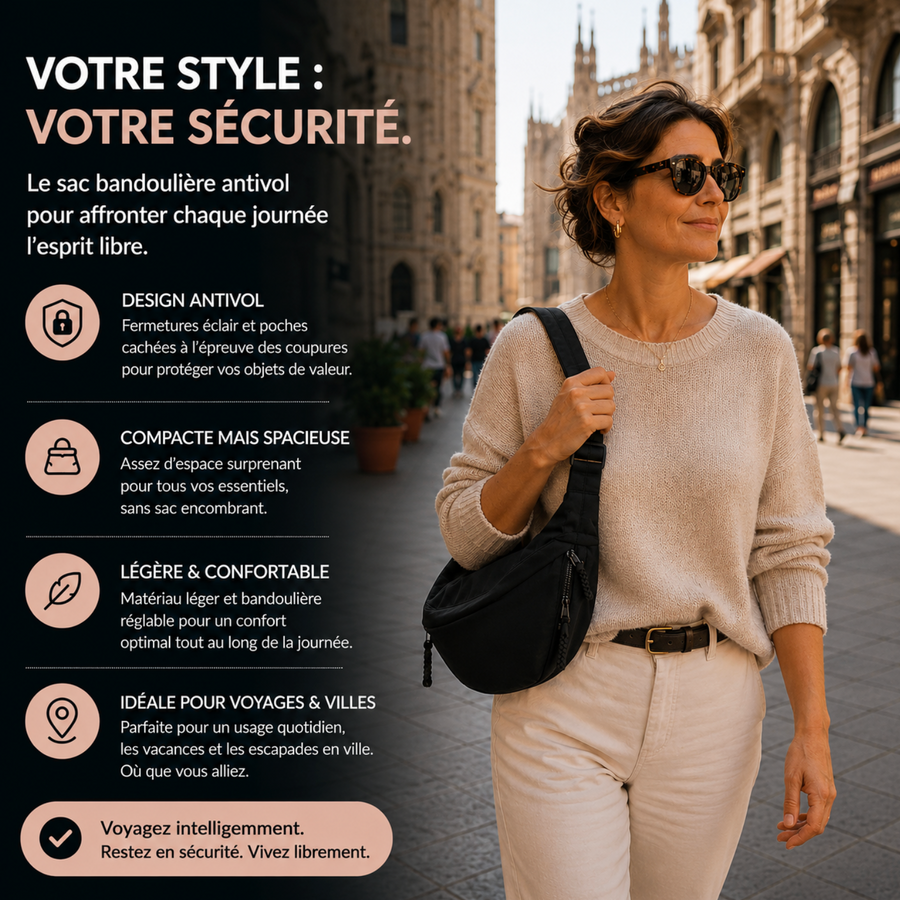 Aria | Sac Bandoulière Noir