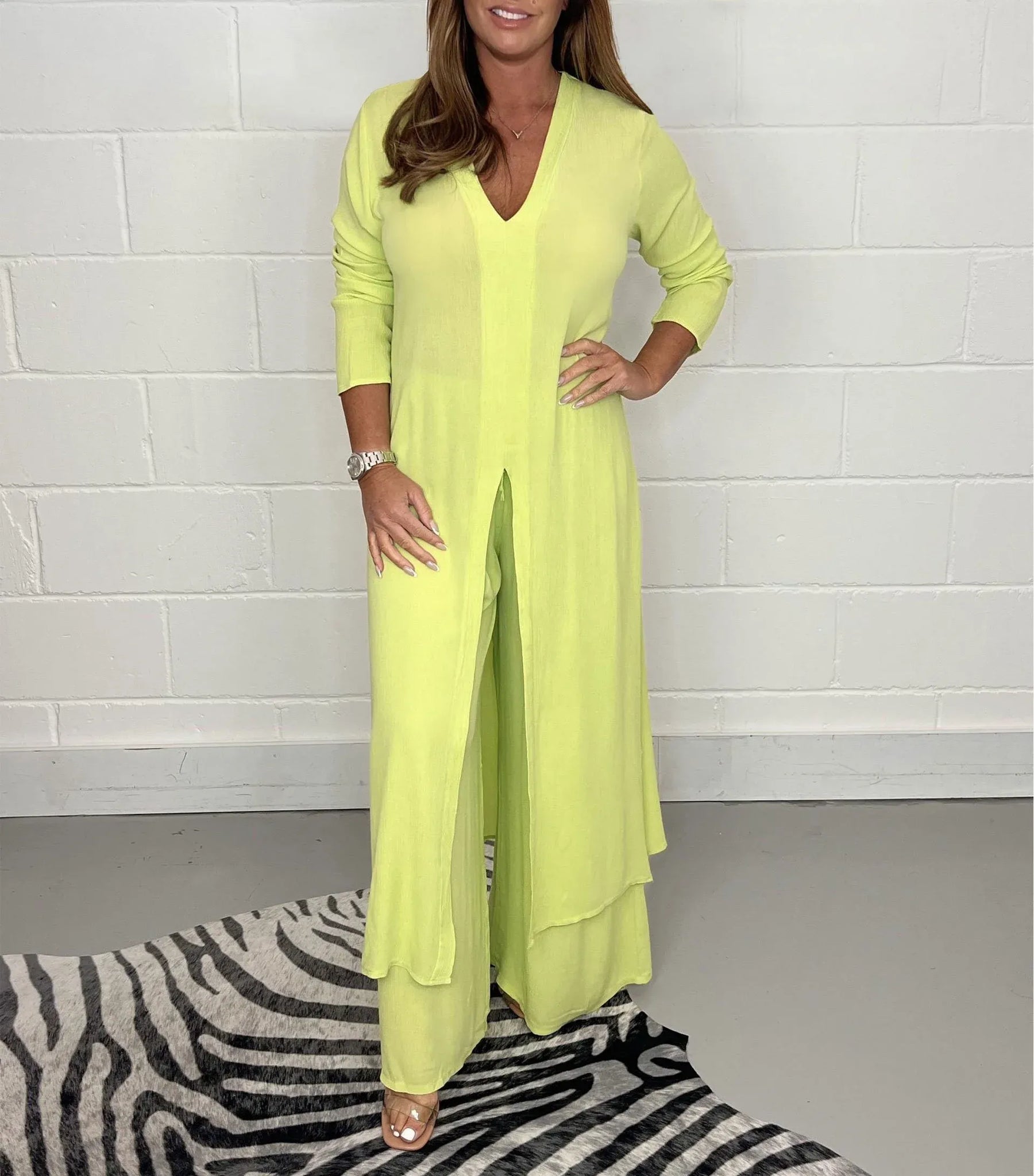 Cherly™ Ensemble Douillet à Deux Pièces