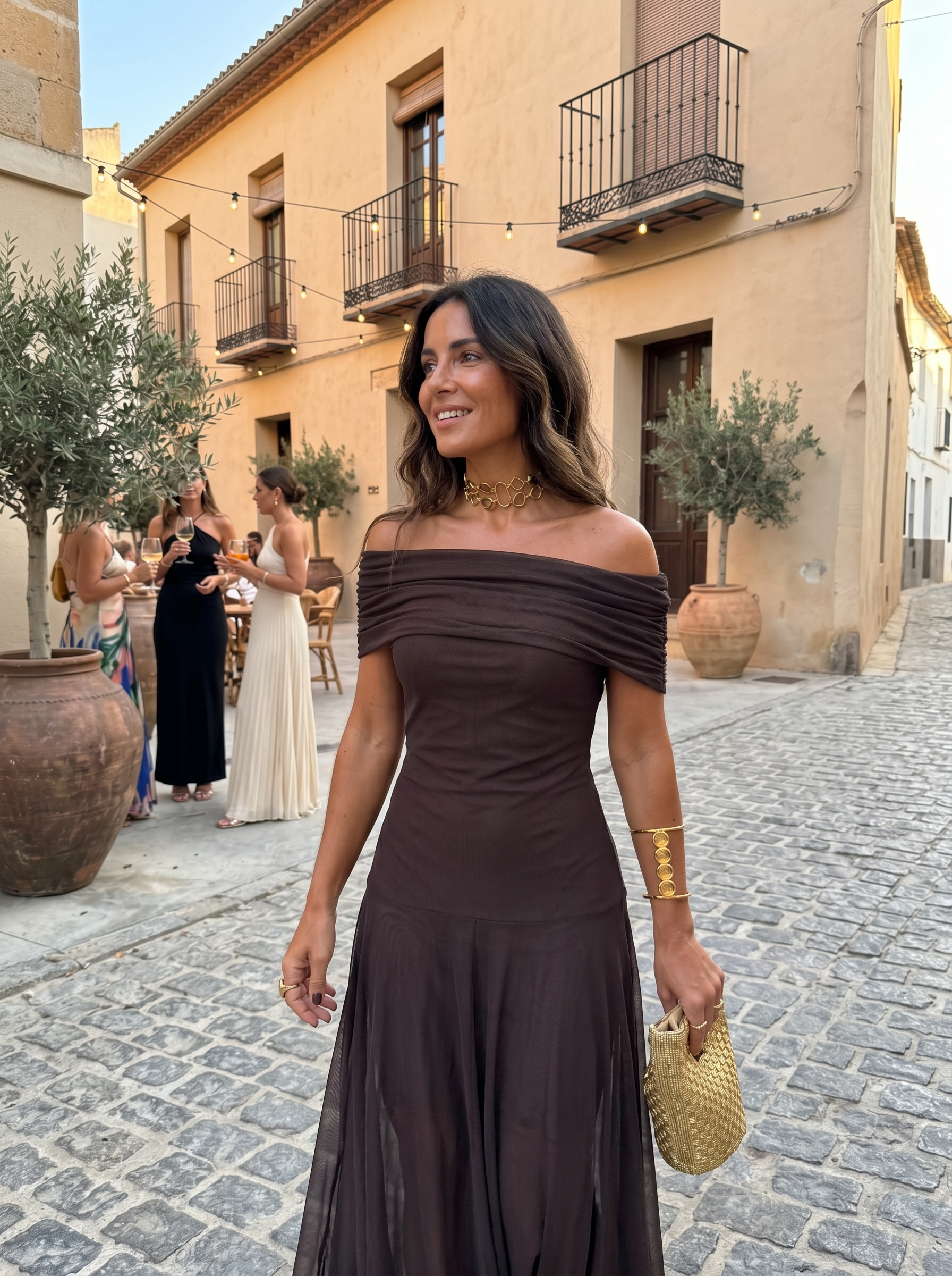 Sarah | Robe Maxi Élégante et Épurée