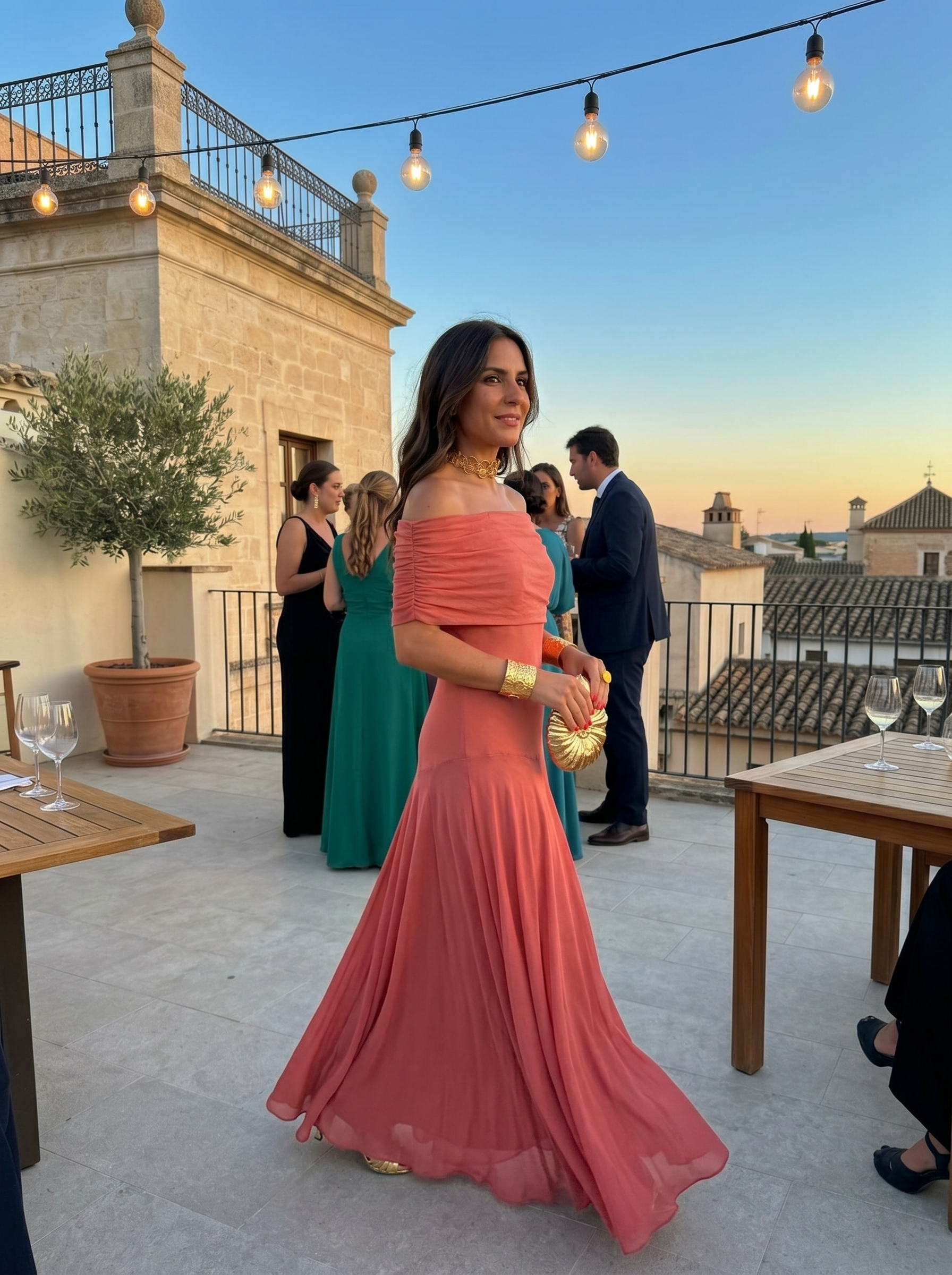 Sarah | Robe Maxi Élégante et Épurée