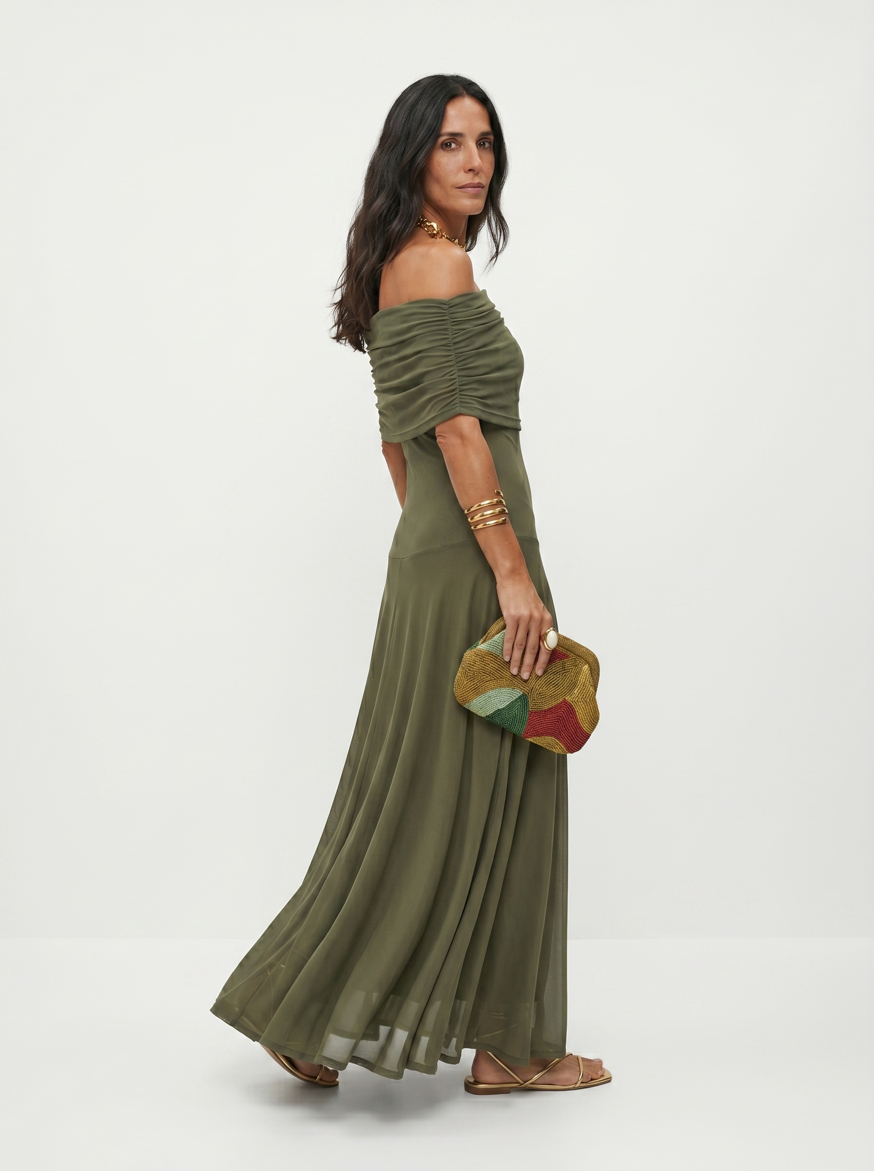Sarah | Robe Maxi Élégante et Épurée