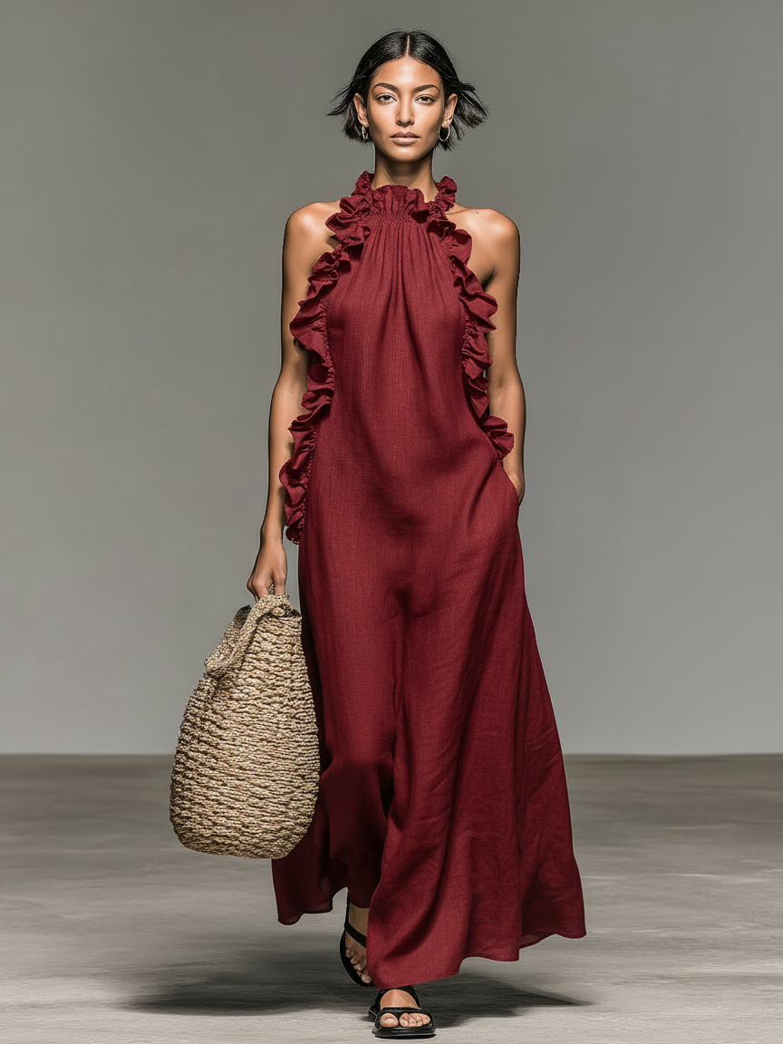 Manon | Robe Maxi avec Poches