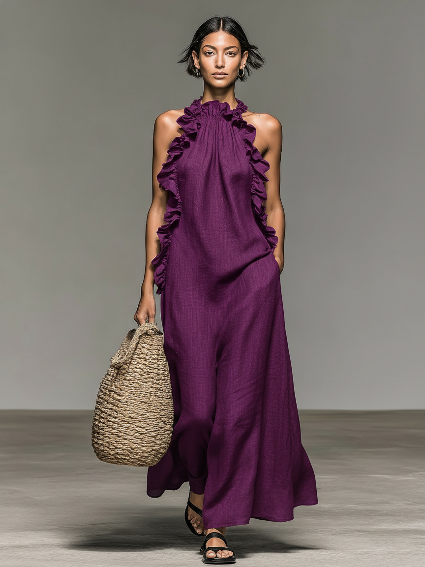 Manon | Robe Maxi avec Poches