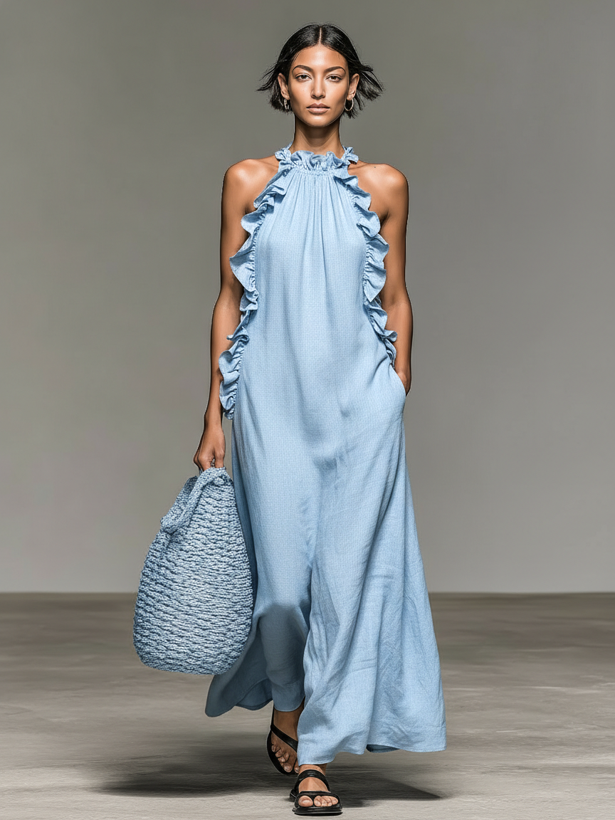 Manon | Robe Maxi avec Poches