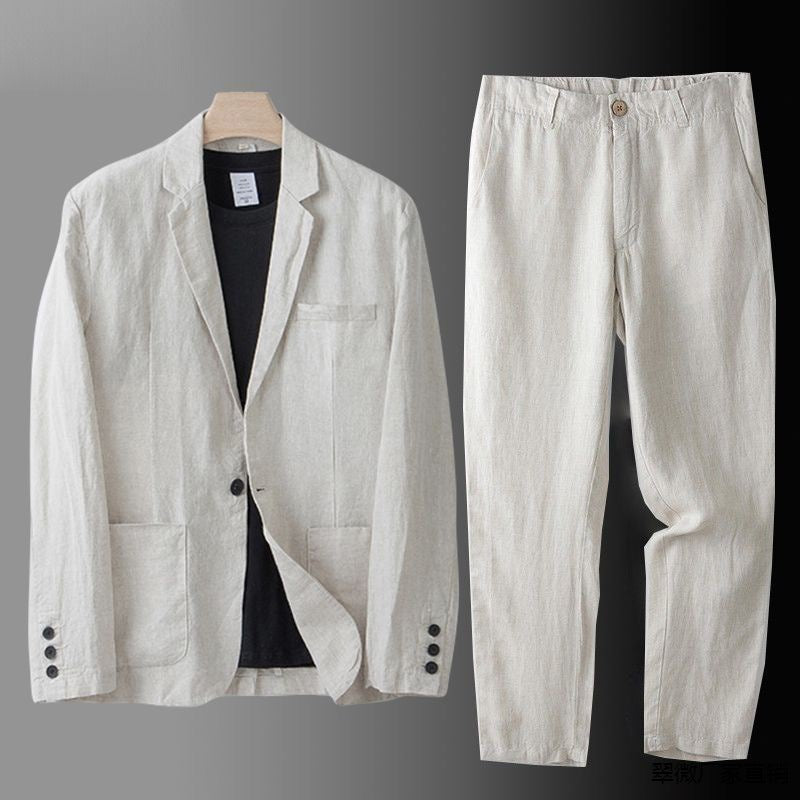 Loïc | Ensemble costume en lin pour homme