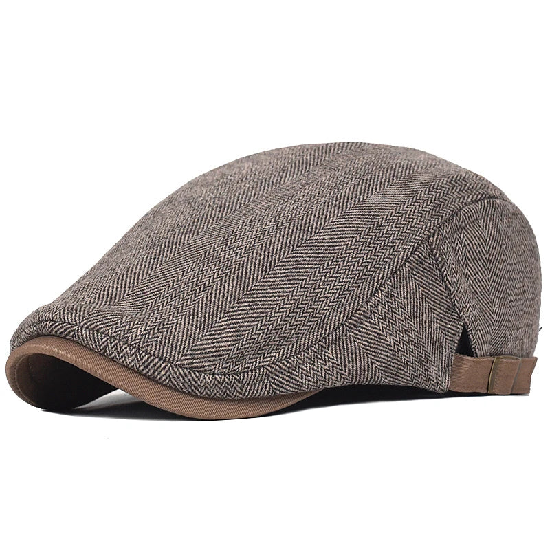 THÉODORE VAILLANT | CASQUETTE À MOTIF CHEVRON POUR HOMME