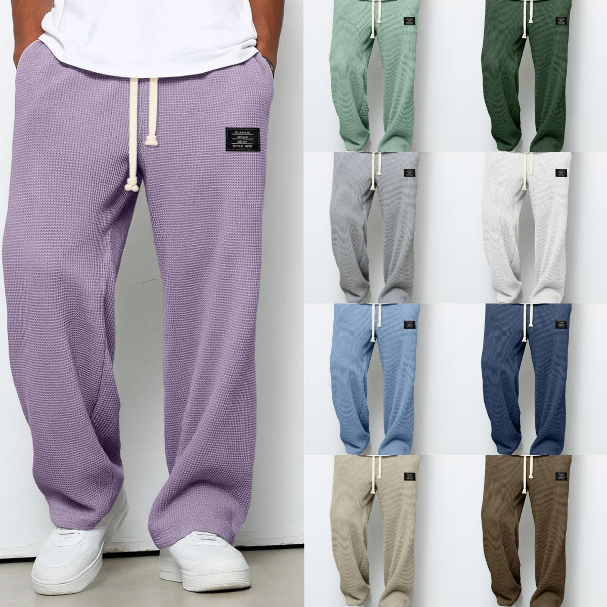 Matteo | Pantalon ample à taille ajustable