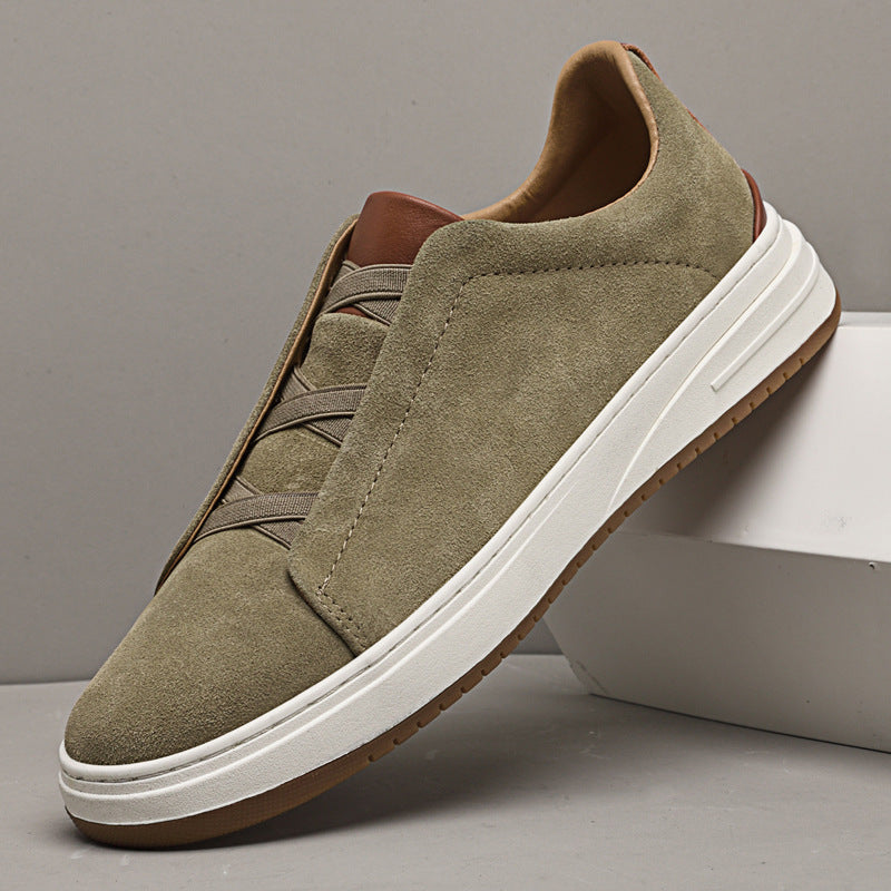 LAURENT MONACO | CHAUSSURES SANS LACETS EN DAIM POUR HOMME