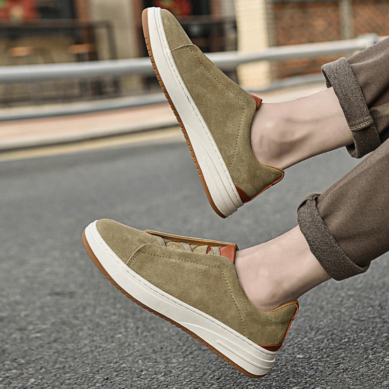 LAURENT MONACO | CHAUSSURES SANS LACETS EN DAIM POUR HOMME
