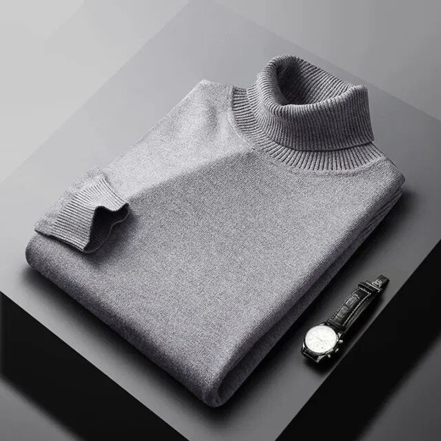 LAURENT MONACO | PULL COL ROULÉ À MANCHES LONGUES POUR HOMME
