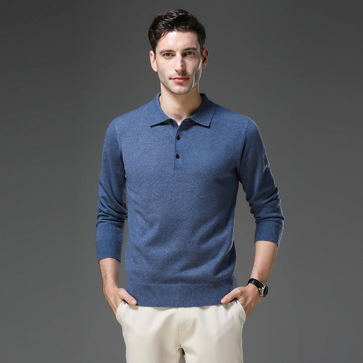 Rafael - Pull Polo en Cachemire