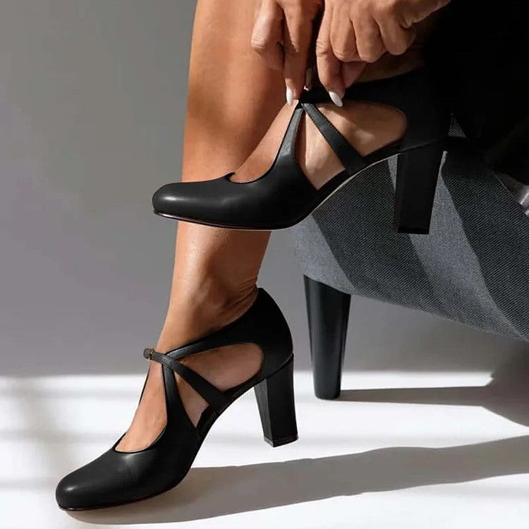 Élise | Talons Élégants en Cuir
