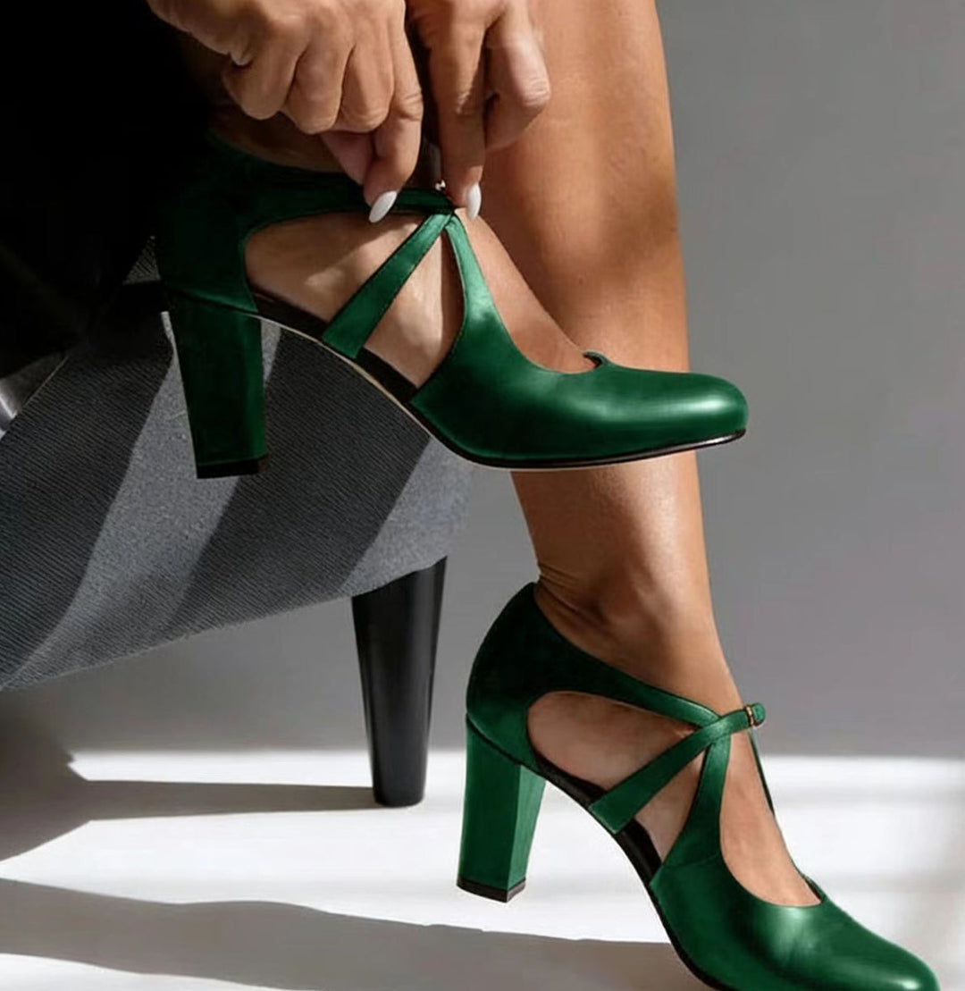Élise | Talons Élégants en Cuir