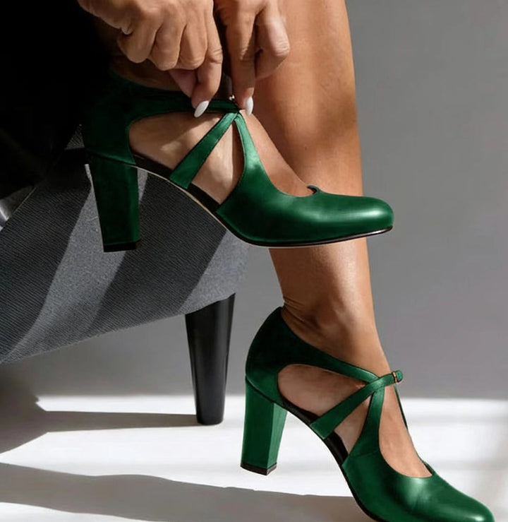 Élise | Talons Élégants en Cuir