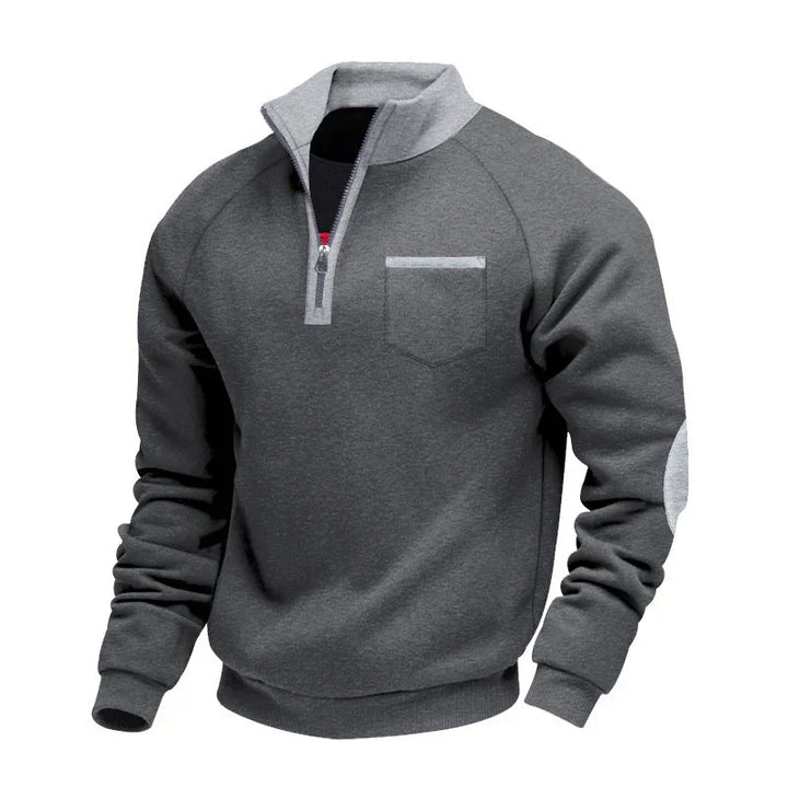 Pascal | Pull à col montant et fermeture éclair pour homme