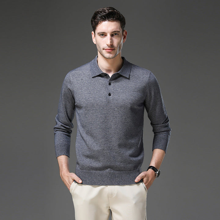 Rafael - Pull Polo en Cachemire