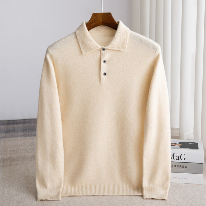 Clément | Pull polo homme classique