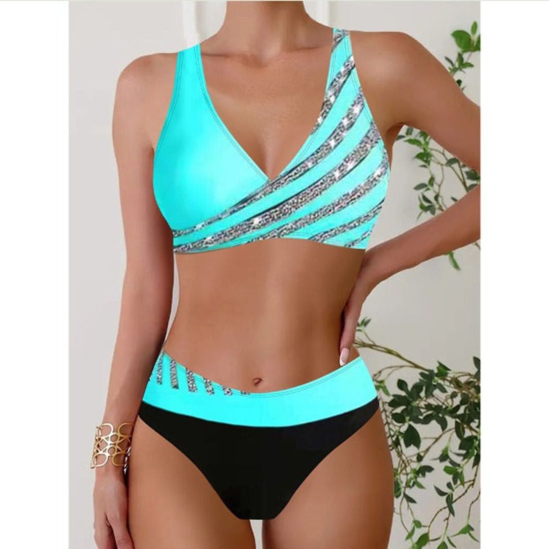 Vague d'Été | Haut de maillot à motifs