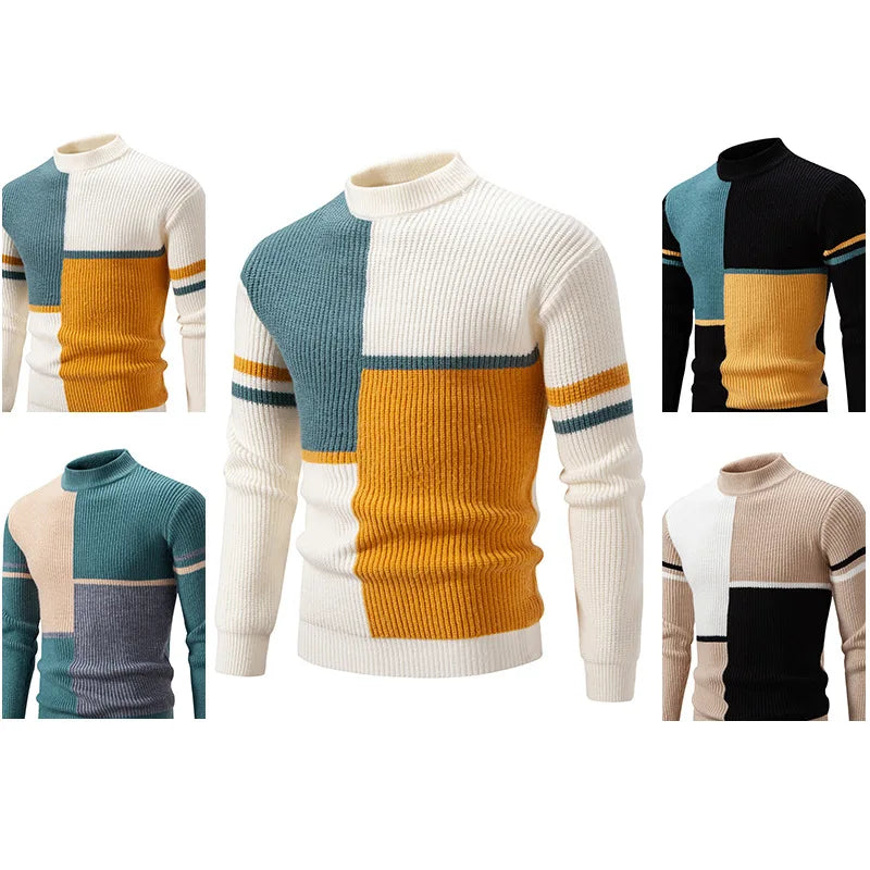 Nathan | Pull en maille coloré pour homme