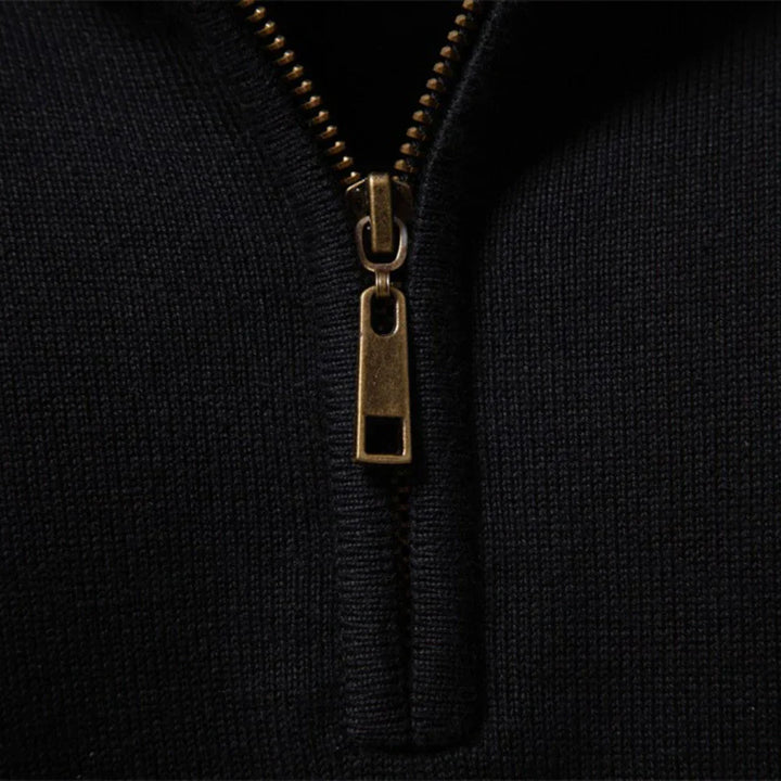 Willy | Pull zippé rayé pour homme