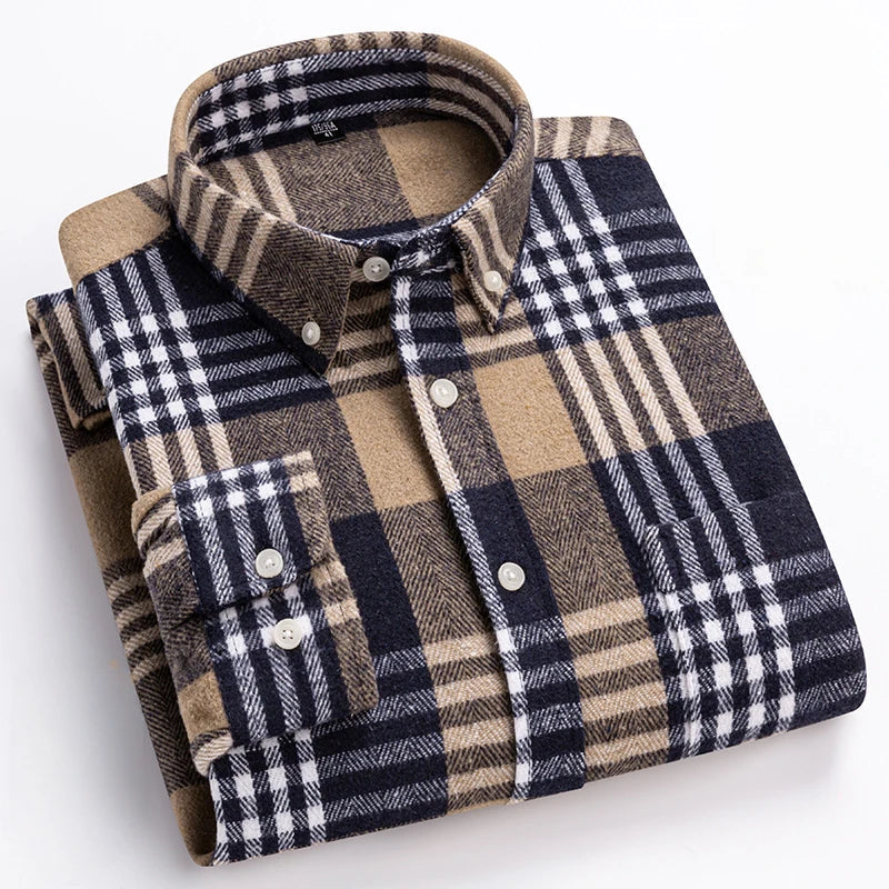 ALAIN | Chemise à Carreaux pour Homme Élégant