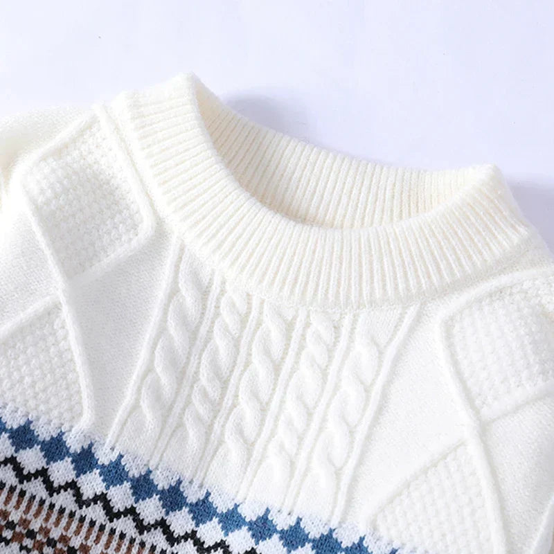 Hugo | Pull en maille nordique pour homme
