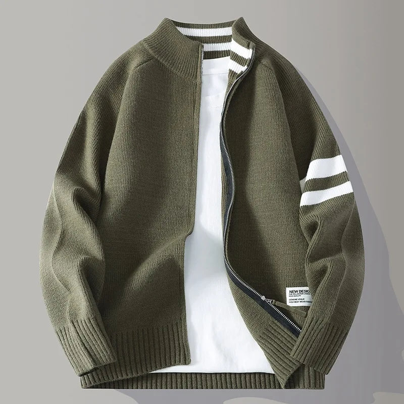 Raphaël | Pull zippé en tricot pour hommes