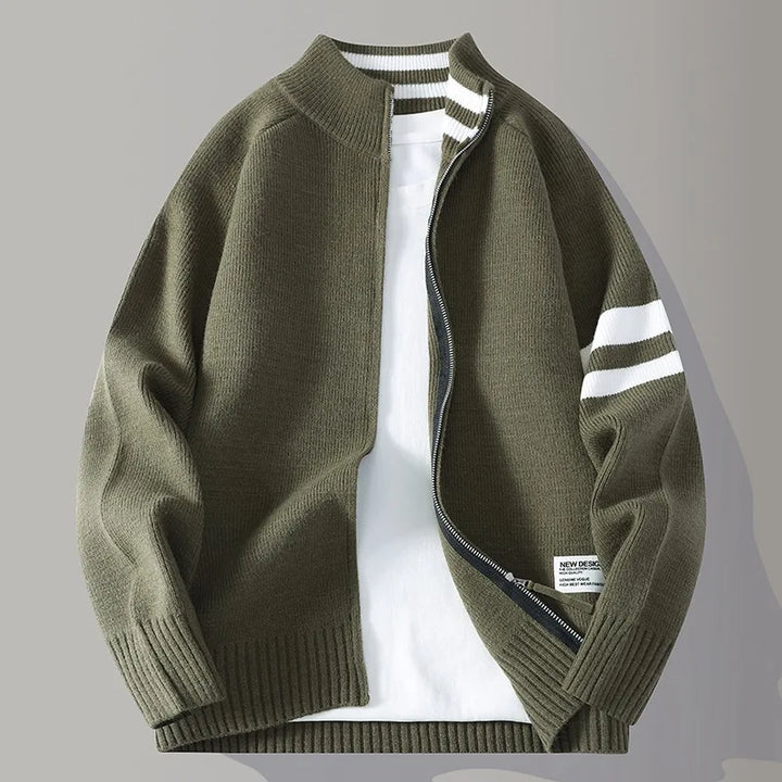 Raphaël | Pull zippé en tricot pour hommes