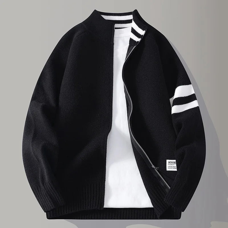 Raphaël | Pull zippé en tricot pour hommes