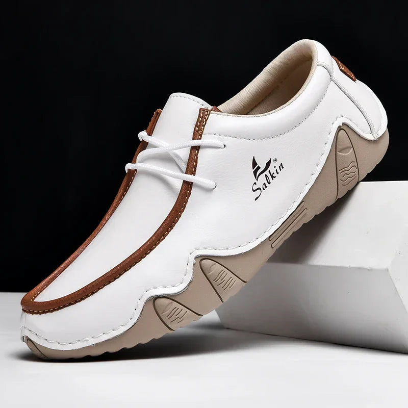 LAURENT MONACO | CHAUSSURES ORTHOPÉDIQUES EN CUIR À AJUSTEMENT PRÉCIS