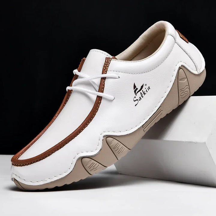 LAURENT MONACO | CHAUSSURES ORTHOPÉDIQUES EN CUIR À AJUSTEMENT PRÉCIS