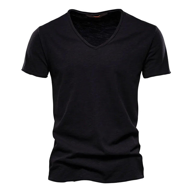 Killian | T-shirt col V en coton pour homme