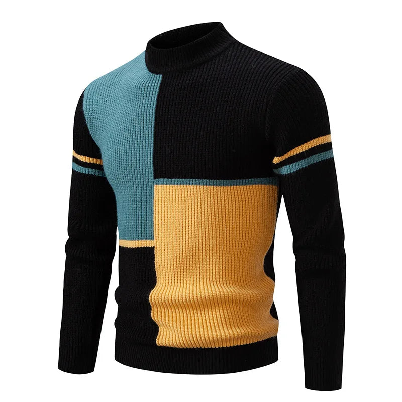 Nathan | Pull en maille coloré pour homme