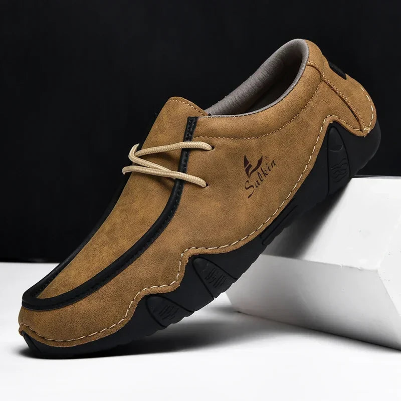 LAURENT MONACO | CHAUSSURES ORTHOPÉDIQUES EN CUIR À AJUSTEMENT PRÉCIS