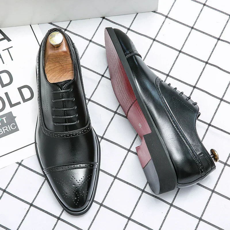 LAURENT MONACO | CHAUSSURES BROGUE EN CUIR POUR HOMME