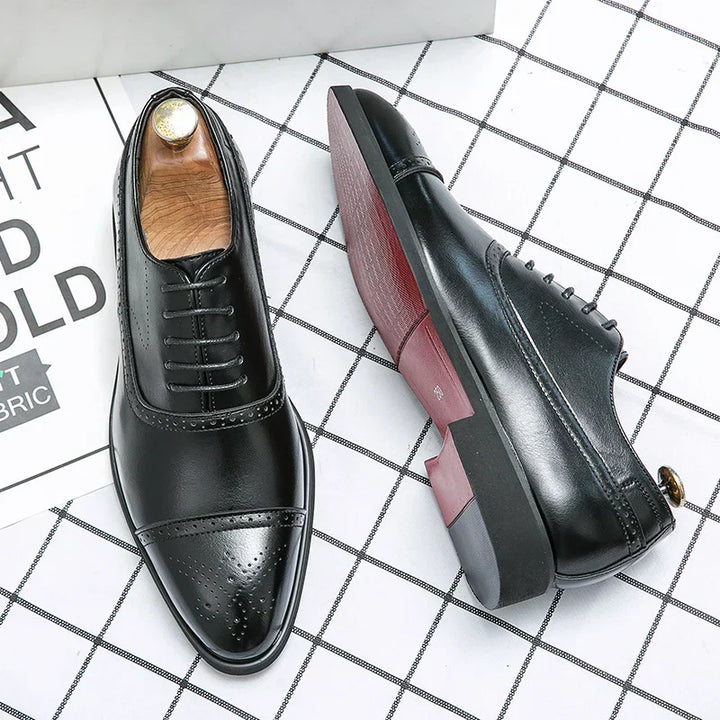 LAURENT MONACO | CHAUSSURES BROGUE EN CUIR POUR HOMME