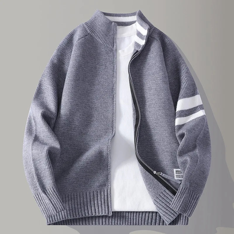 Raphaël | Pull zippé en tricot pour hommes