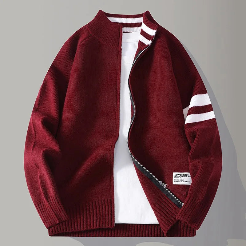 Raphaël | Pull zippé en tricot pour hommes