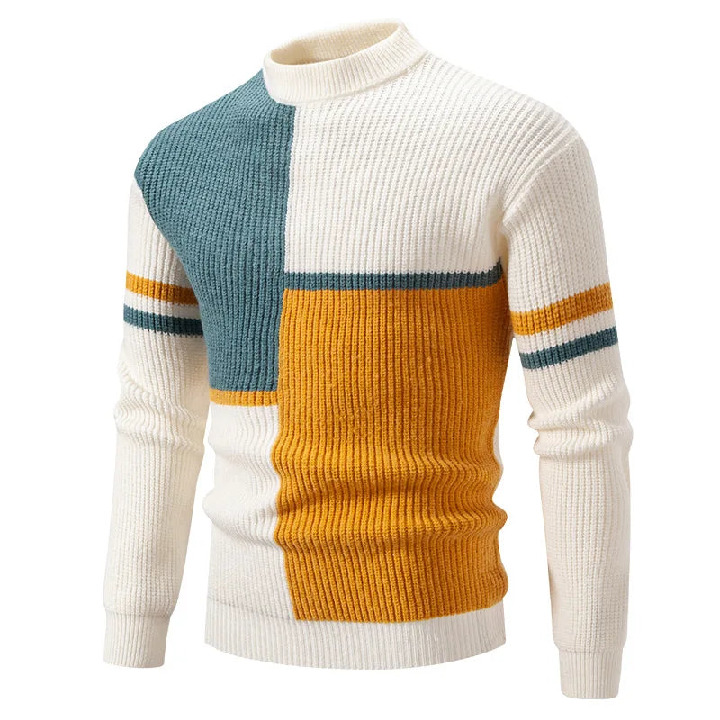 Nathan | Pull en maille coloré pour homme